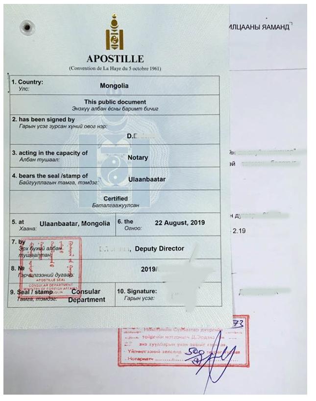 INTRODUCTION OF PROCEDURES FOR CERTIFYING DOCUMENTS AND ISSUING 